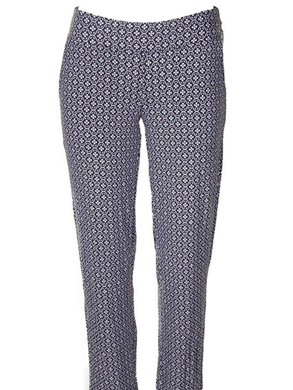 Alfani Womens Geo-Printed Knit Slim Pajama Pants